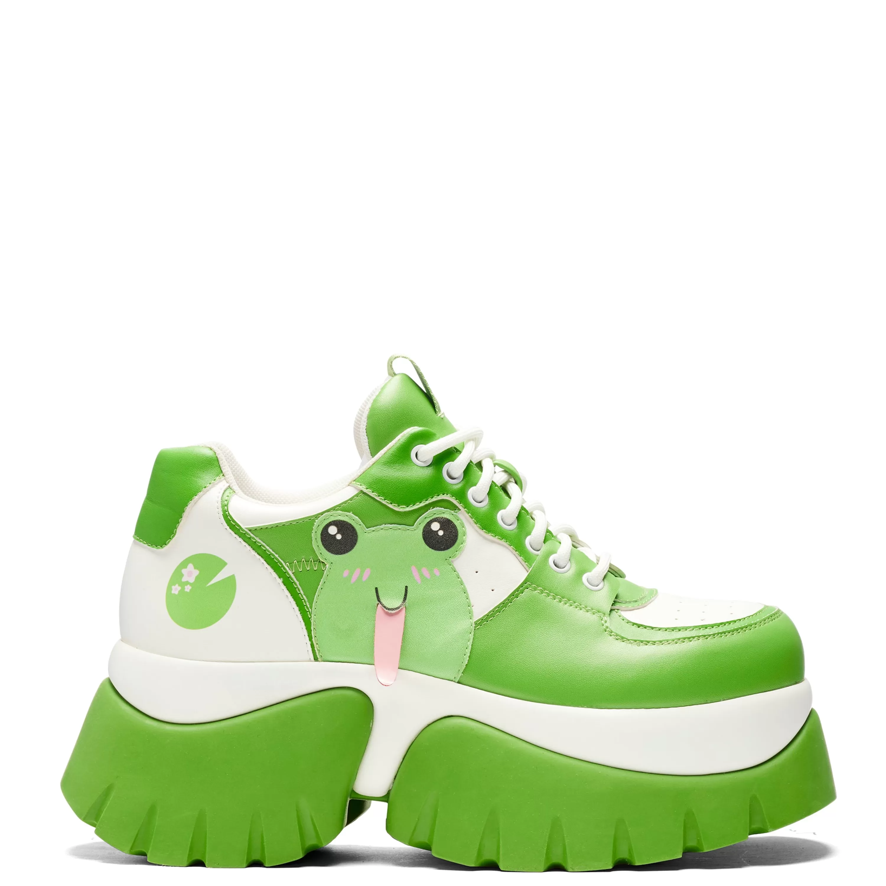 Chunky Trainers | Sport Trainers>KOI footwear Fwoggy Woggy Says Hi Chunky Trainers - Green