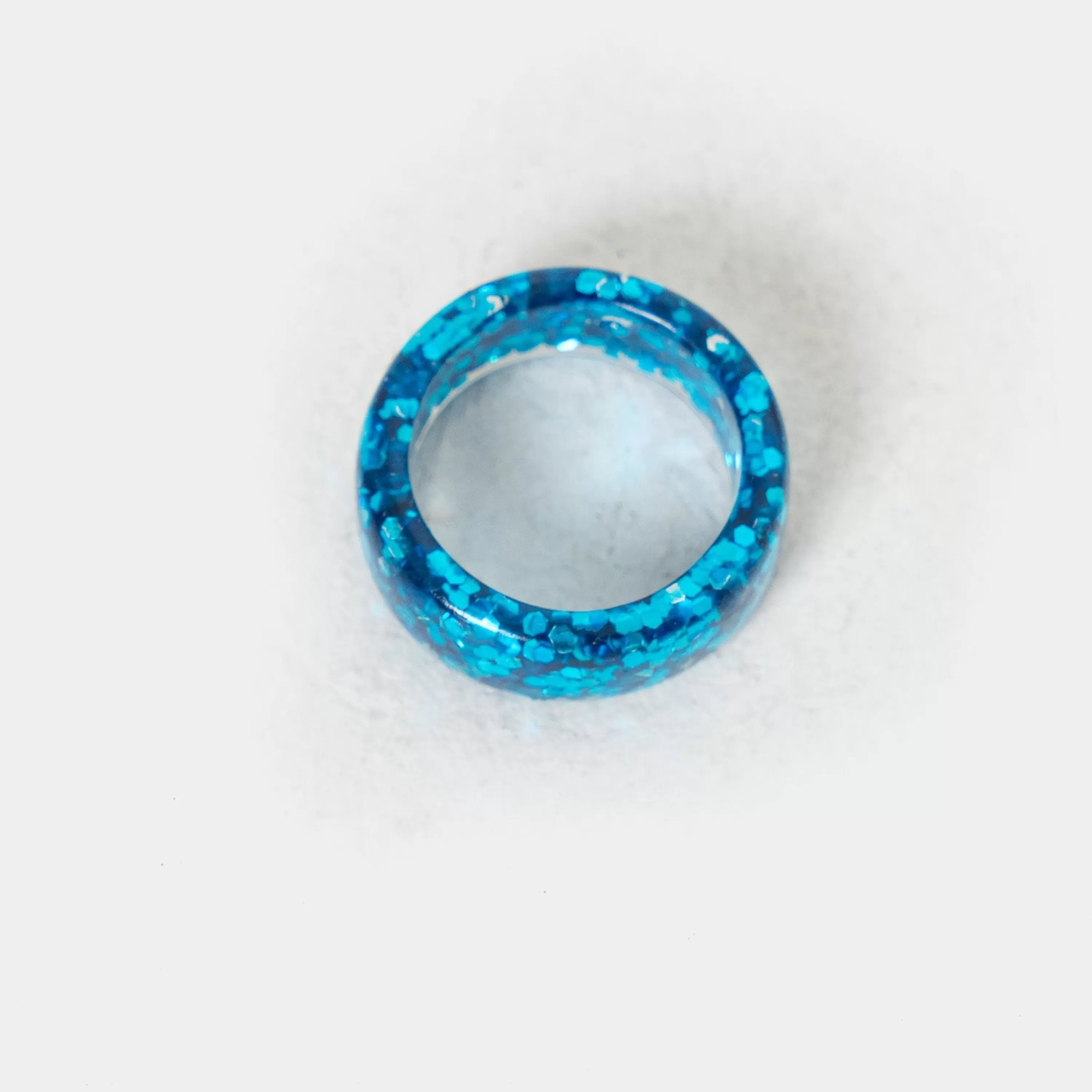 Kawaii Shoes | Rings>KOI footwear Glitterball Ring Blue
