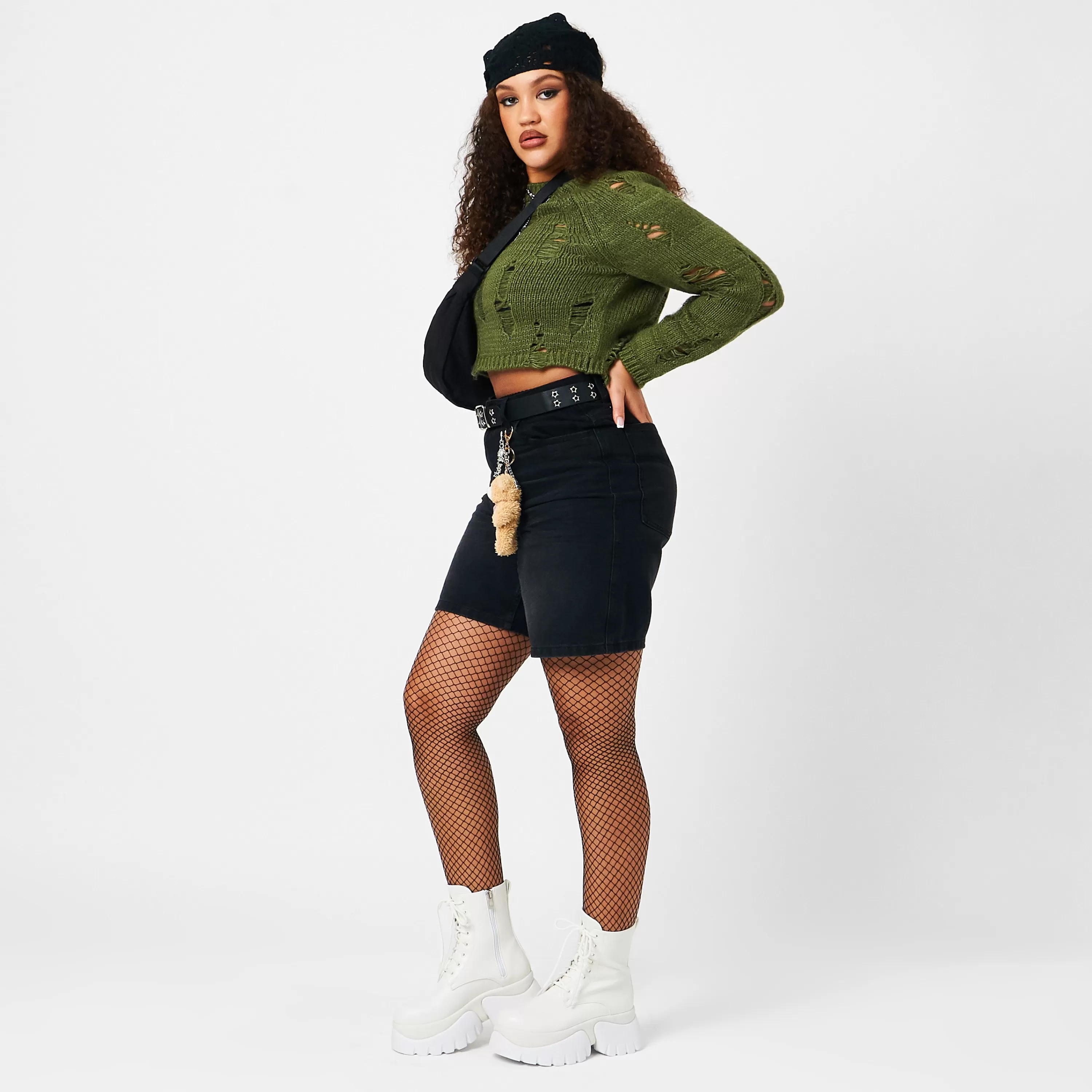 Ankle Boots | Platform Boots>KOI footwear Rancor Lace Up Monster Platform Boots - White