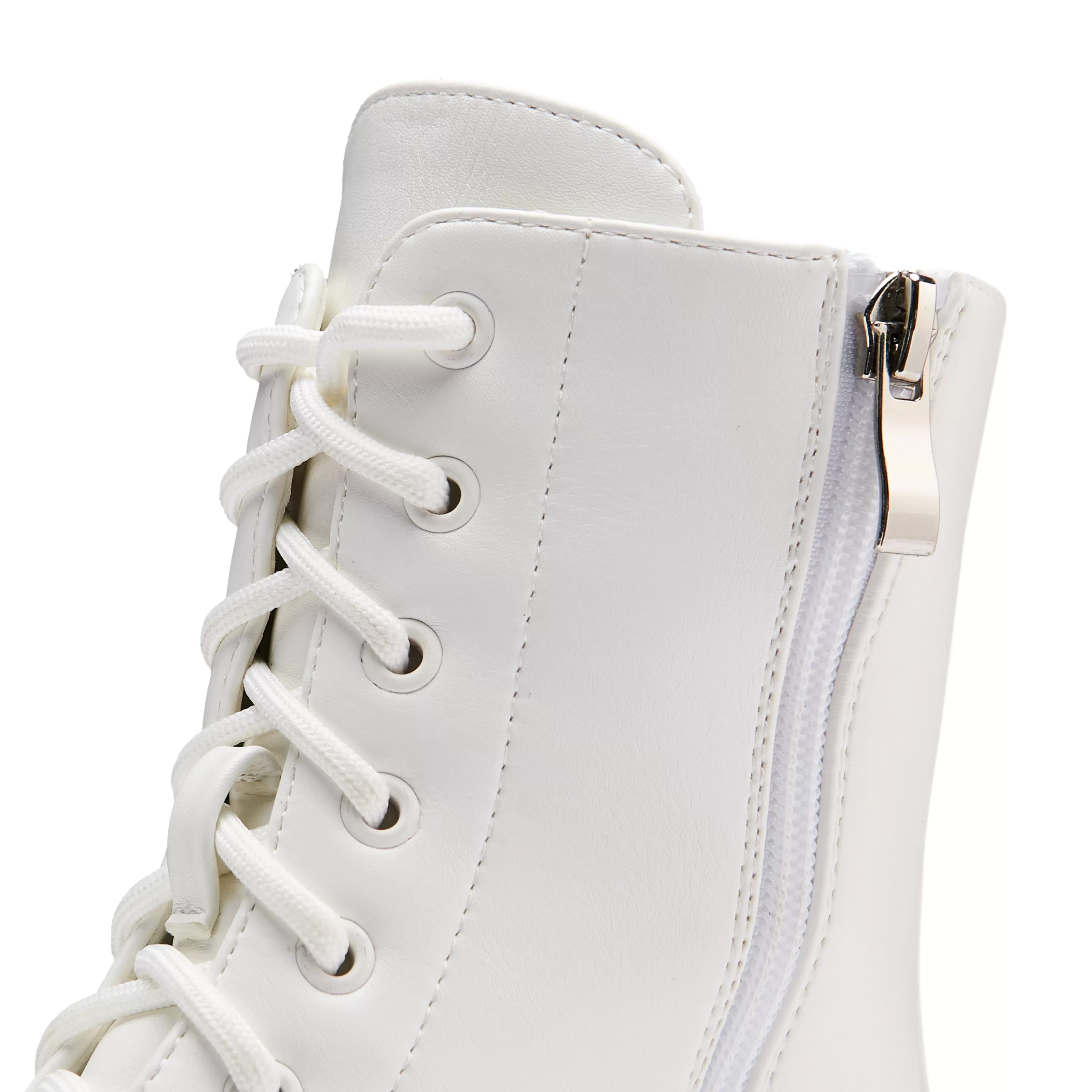 Ankle Boots | Platform Boots>KOI footwear Rancor Lace Up Monster Platform Boots - White