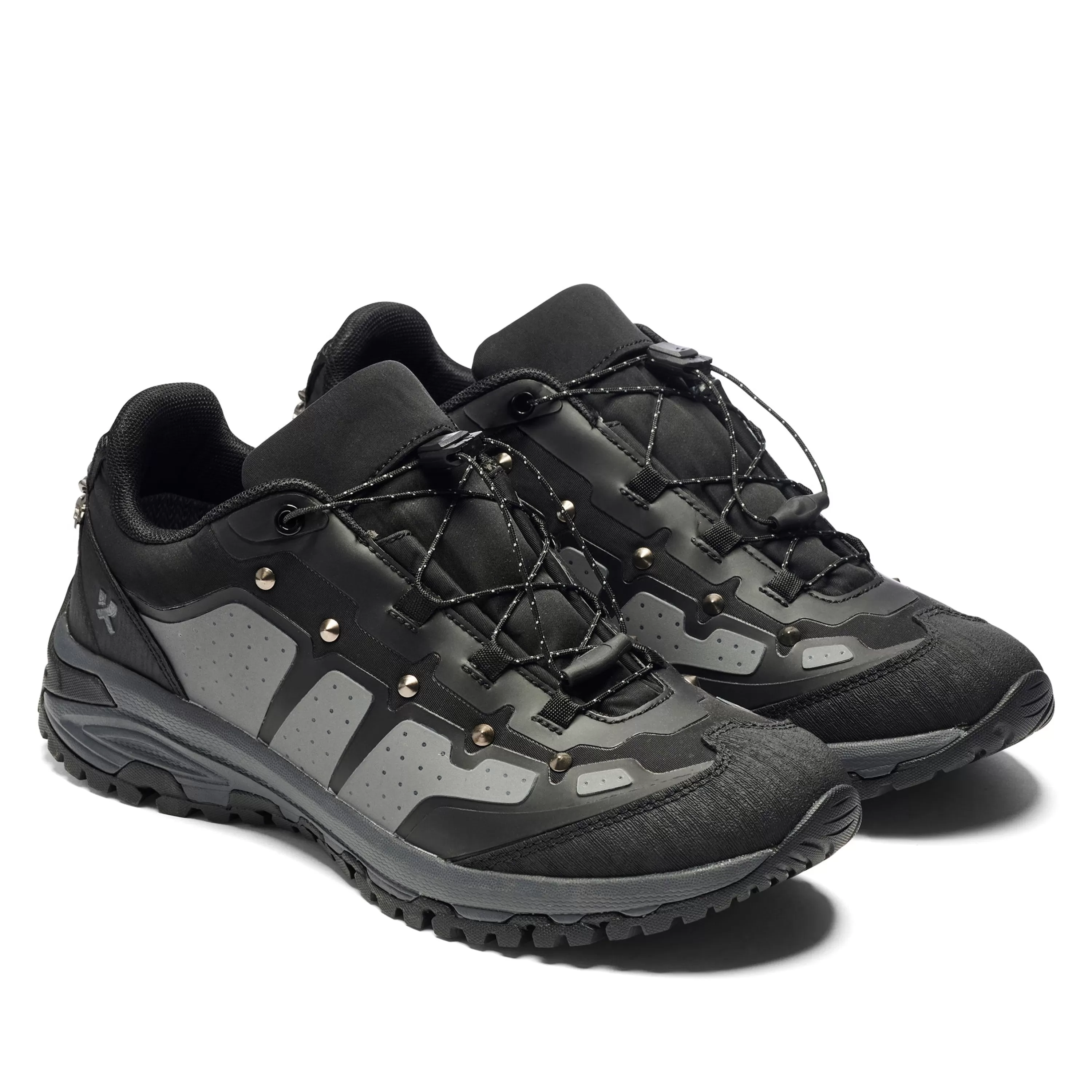 Lace Up>KOI footwear Wandering Spider Spiked Men's Hiking Shoes Grey